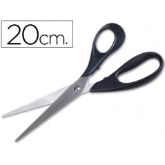 Tijera oficina q-connect inoxidable 8\\\" 20 cm blister