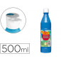 Tempera liquida jovi escolar 500 ml azul cyan