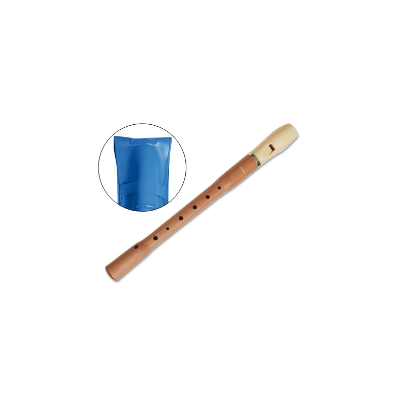 Flauta hohner madera -funda azul
