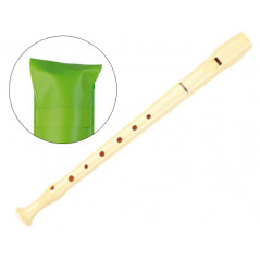 Flauta hohner 9508 color marfil funda verde
