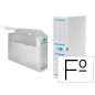 Caja archivo definitivo plastico liderpapel lomo 100 mm blanco 360x100x260 mm