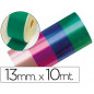 Cinta fantasia 10 mt x 13 mm verde