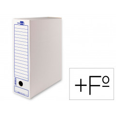Caja archivo definitivo liderpapel folio prolongado 388x275x116 mm 325 g/m2