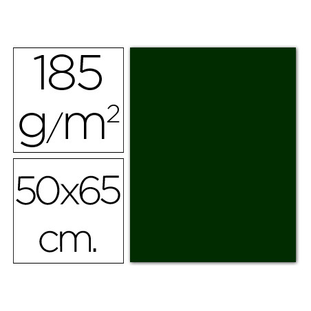 Cartulina guarro verde amazona -50x65 cm -185 gr