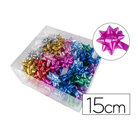 Lazo fantasia liderpapel 1300 15 mm caja de 100 unidades