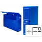 Caja archivo definitivo plastico liderpapel azul 387x275x105 mm