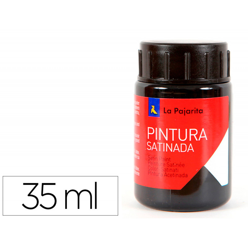 Pintura latex la pajarita negro 35 ml