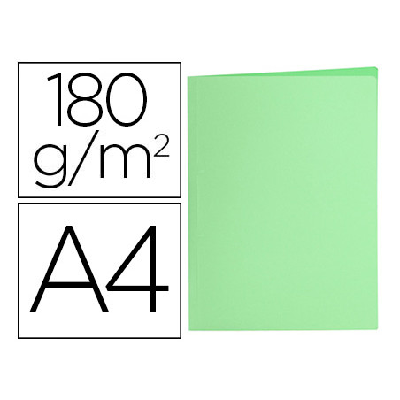 Subcarpeta liderpapel a4 verde pastel 180g/m2