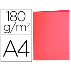 Subcarpeta liderpapel a4 rojo pastel 180g/m2