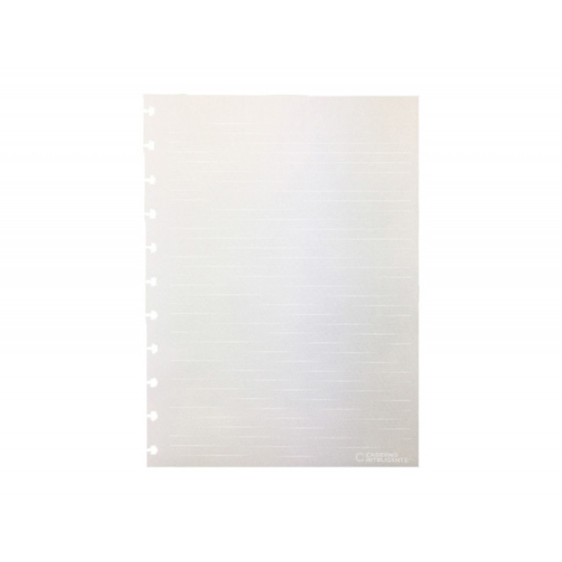 Recambio cuaderno inteligente blanca pautada grande 120 gr