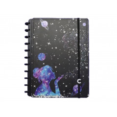 Cuaderno inteligente grande ci x gocase polvo de estrellas 280x215 mm