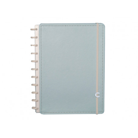 Cuaderno inteligente grande tonos pastel azul 280x215 mm