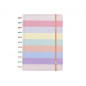 Cuaderno inteligente grande tonos pastel arcoiris 280x215 mm