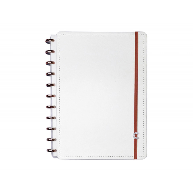 Cuaderno inteligente grande deluxe all white 280x215 mm