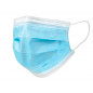 Mascarilla facial quirurgica desechable 3 capas tipo iir con ajuste nasal filtracion 98% color azul