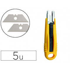 Repuesto cuter q-connect blister de 5 unidades para cuter kf14624