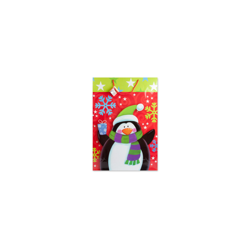 Bolsa de regalo con motivos navideño 51x71x18cm