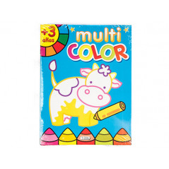 Cuaderno de colorear multicolor 16 paginas 210x280 mm