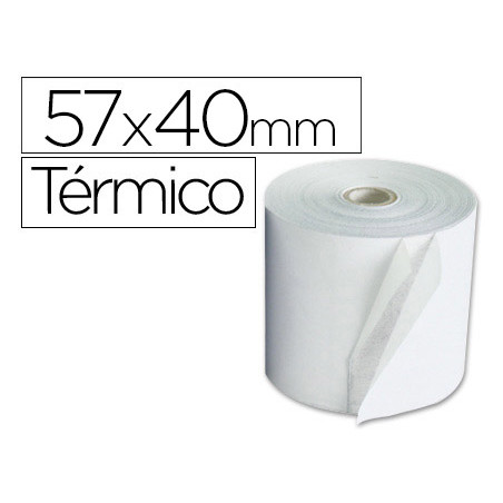 Rollo sumadora q-connect termico 57x40x11 mm 58 gr sin bisfenol a