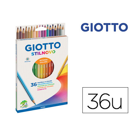 Lapices de colores giotto stilnovo caja de 36 colores surtidos