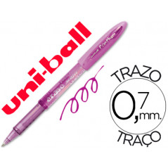 Boligrafo uni-ball uf-202 fanthom borrable 0,7 mm tinta gel violeta
