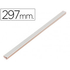 Lomera durable plastico 3 mm din a4 capacidad 30 hojas color blanco