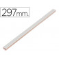 Lomera durable plastico 3 mm din a4 capacidad 30 hojas color blanco