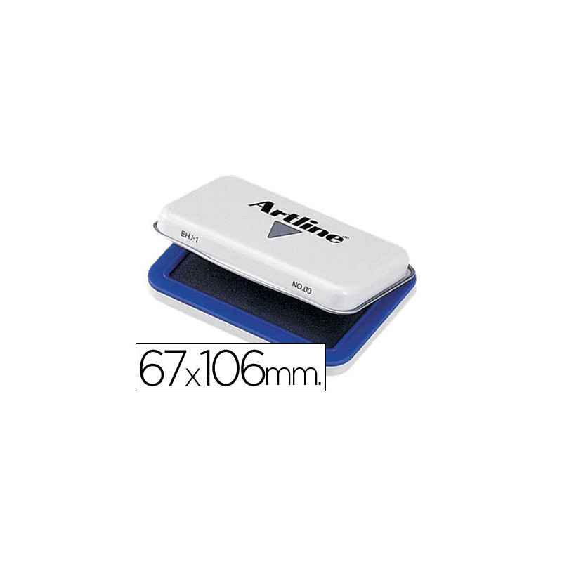 Tampon artline nº1 azul 67x106 mm