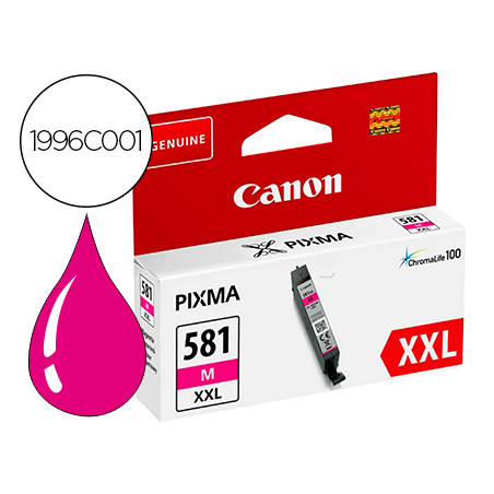 Ink-jet canon 581 xxl ts9550 / ts705 magenta 830 paginas