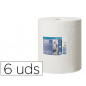 Papel secamanos tork extra ancho 215 mm largo 160 mt 2 capas para dispensador m2 paquete de 6 unidades