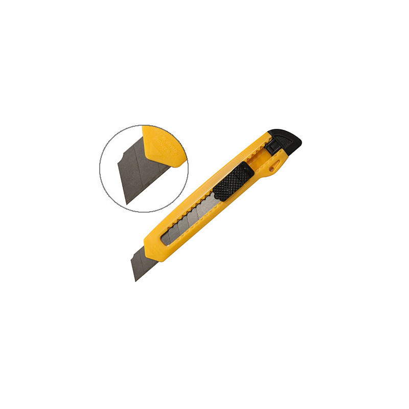 Cuter q-connect plastico ancho cuchilla 18 mm xd-11 blister 1 unidad