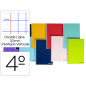 Cuaderno espiral liderpapel cuarto smart tapa blanda 80h 60gr rayado montessori 3,5mm colores surtidos