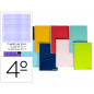 Cuaderno espiral liderpapel cuarto smart tapa blanda 80h 60gr milimetrado 2mm colores surtidos