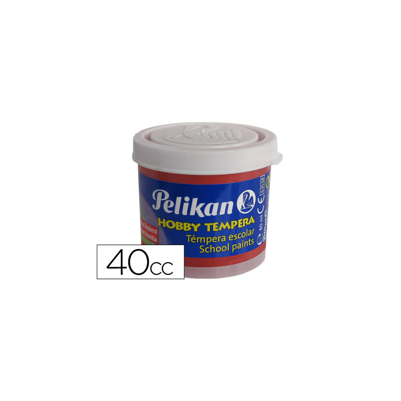 Tempera hobby 40 cc bermellon -n.58