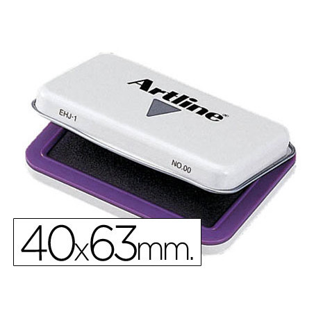Tampon artline nº00 violeta 40x63 mm