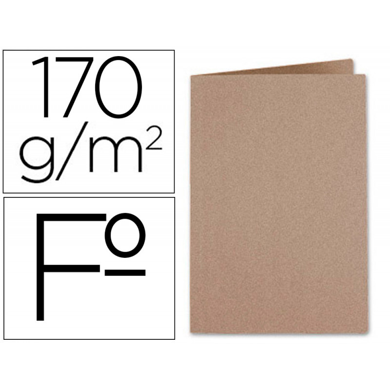 Subcarpeta liderpapel folio kraft 200g/m2
