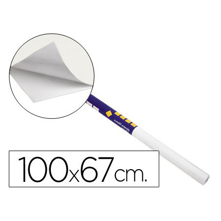 Pizarra blanca clipper rollo adhesivo de 100x67,5 cm