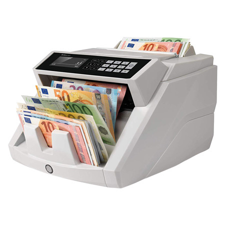 Detector contador de billetes falsos safescan 2465s 7 puntos de verificacion funcion añadir y de fajos