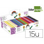 Plastilina liderpapel en barras de 150 gramos caja de 15 unidades colores surtidos
