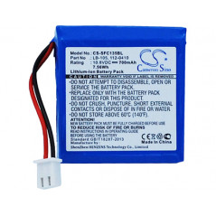 Bateria de litio safescan lb-105 recargable para safescan 155-s