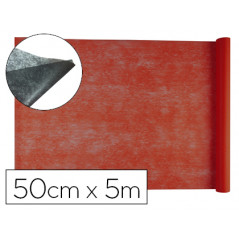 Tejido sin tejer liderpapel terileno 25 g/m2 rollo de 5 mt rojo