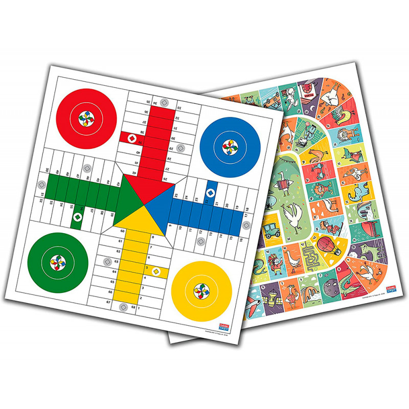 Parchis con oca 4 jugadores 40x40 cm