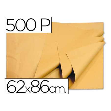 Papel manila 62x86 crema paquete de 500 hojas