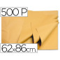 Papel manila crema 62x86 cm paquete de 500 hojas