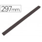 Lomera durable plastico 3 mm din a4 capacidad 30 hojas color negro