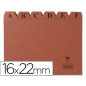 Indice fichero carton nº5 160x220 mm