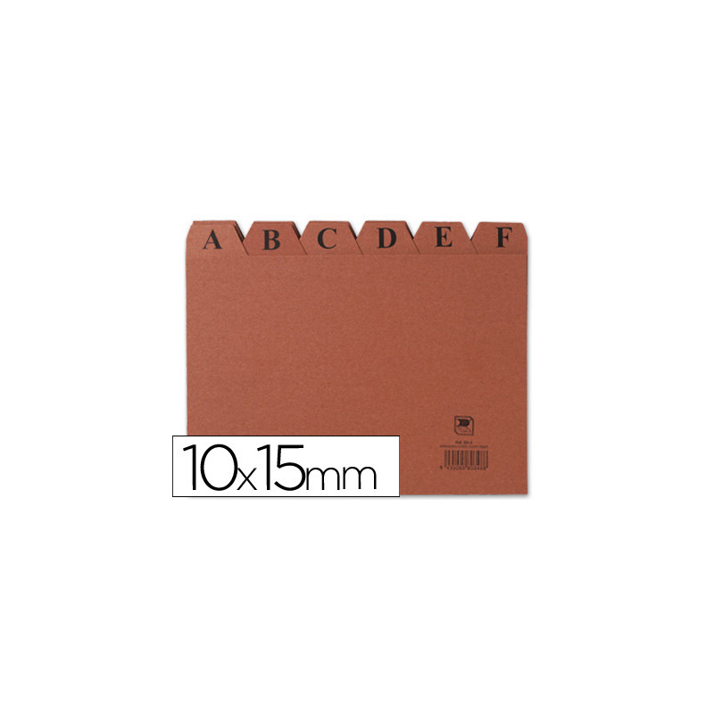 Indice fichero carton nº3 100x150 mm