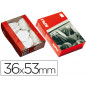 Etiquetas colgantes apli 392 36x53 mm caja de 500 unidades