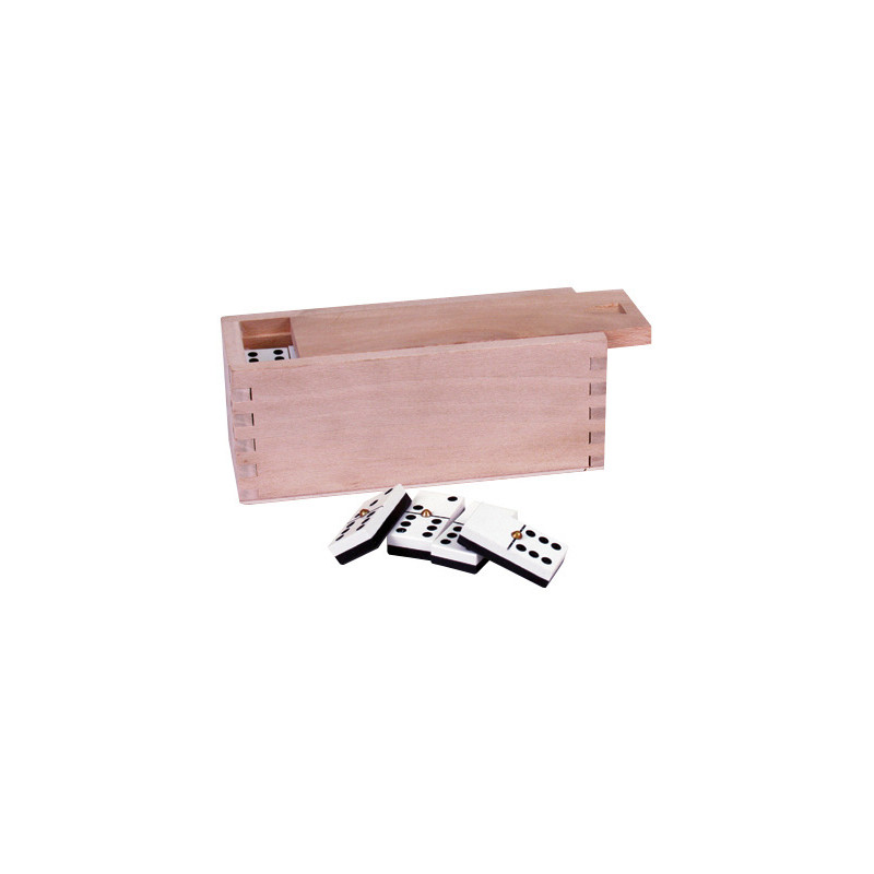 Domino senior caja madera tama ño de la ficha 22x44mm