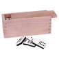 Domino senior caja madera tama ño de la ficha 22x44mm